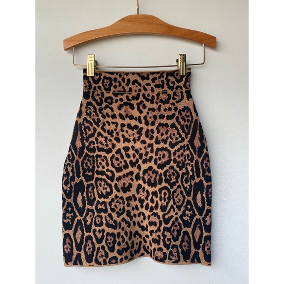 COPY - XXS, BCBGMaxAzria, leopard print bodycon skirt - Picture 1 of 11